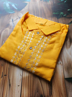 Men's Embroidered Festive Shirt - Perfect Attire for Celebrations - ATB - All things Beautiful ✨️