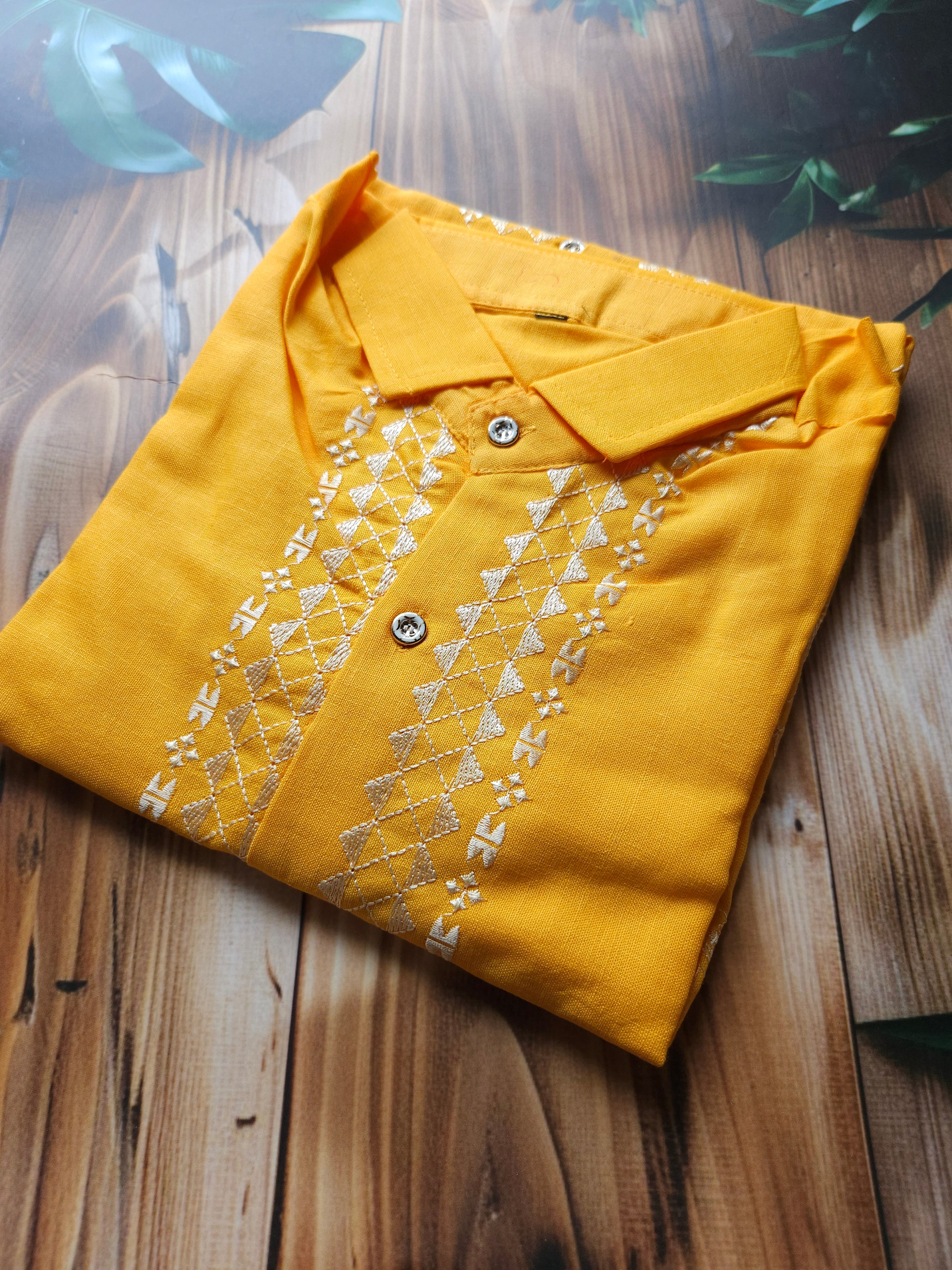 Men's Embroidered Shirt - Festive wear- ATB - All things Beautiful ✨️