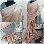 Metallic shade shimmer - Tissue Saree - ATB ✨️ - All things Beautiful ✨️