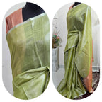 Metallic shade shimmer - Tissue Saree - ATB ✨️ - All things Beautiful ✨️