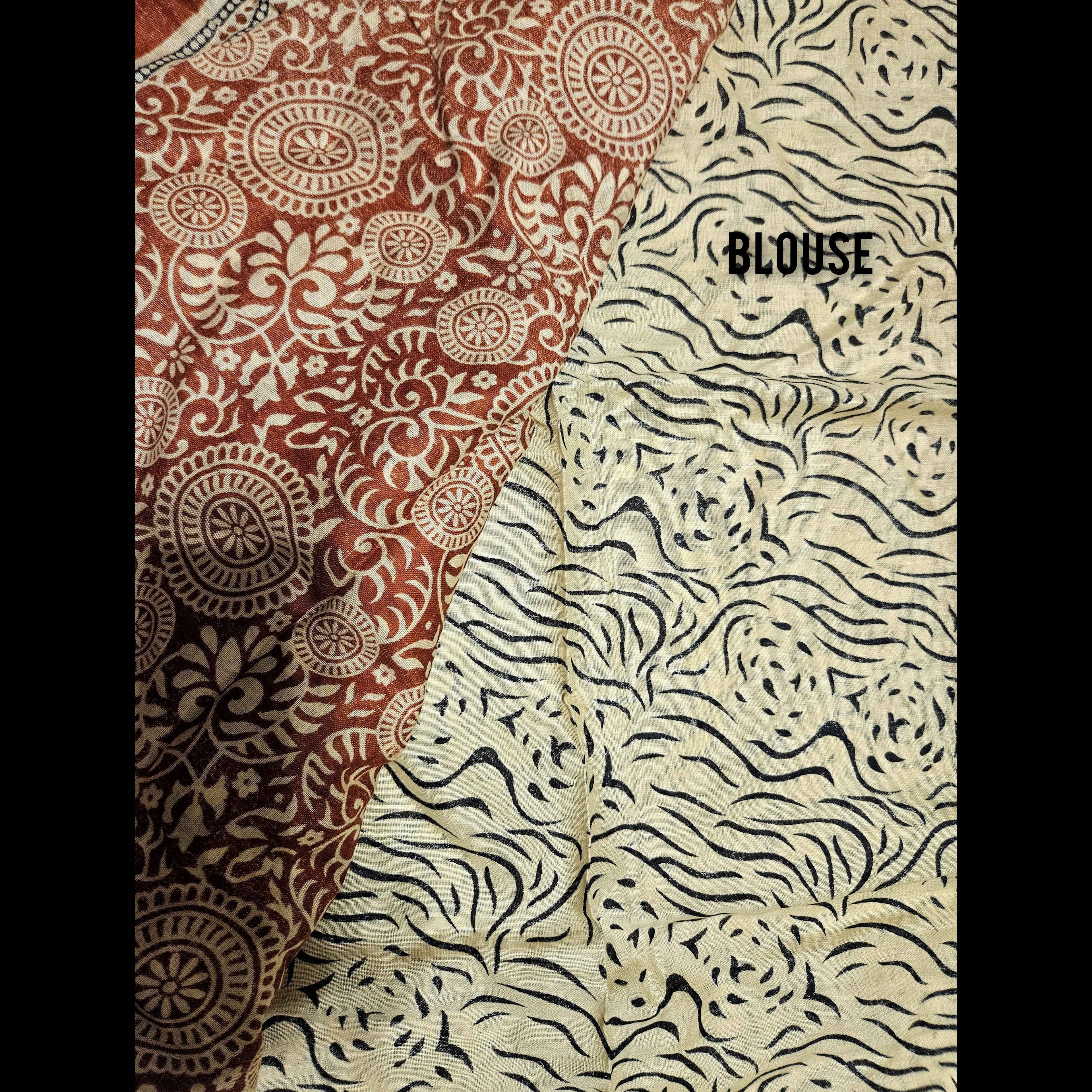 Mul Cotton Jaipur Print Sarees - Elegant ATB Collection of Jaipur Print Mul Cotton Sarees