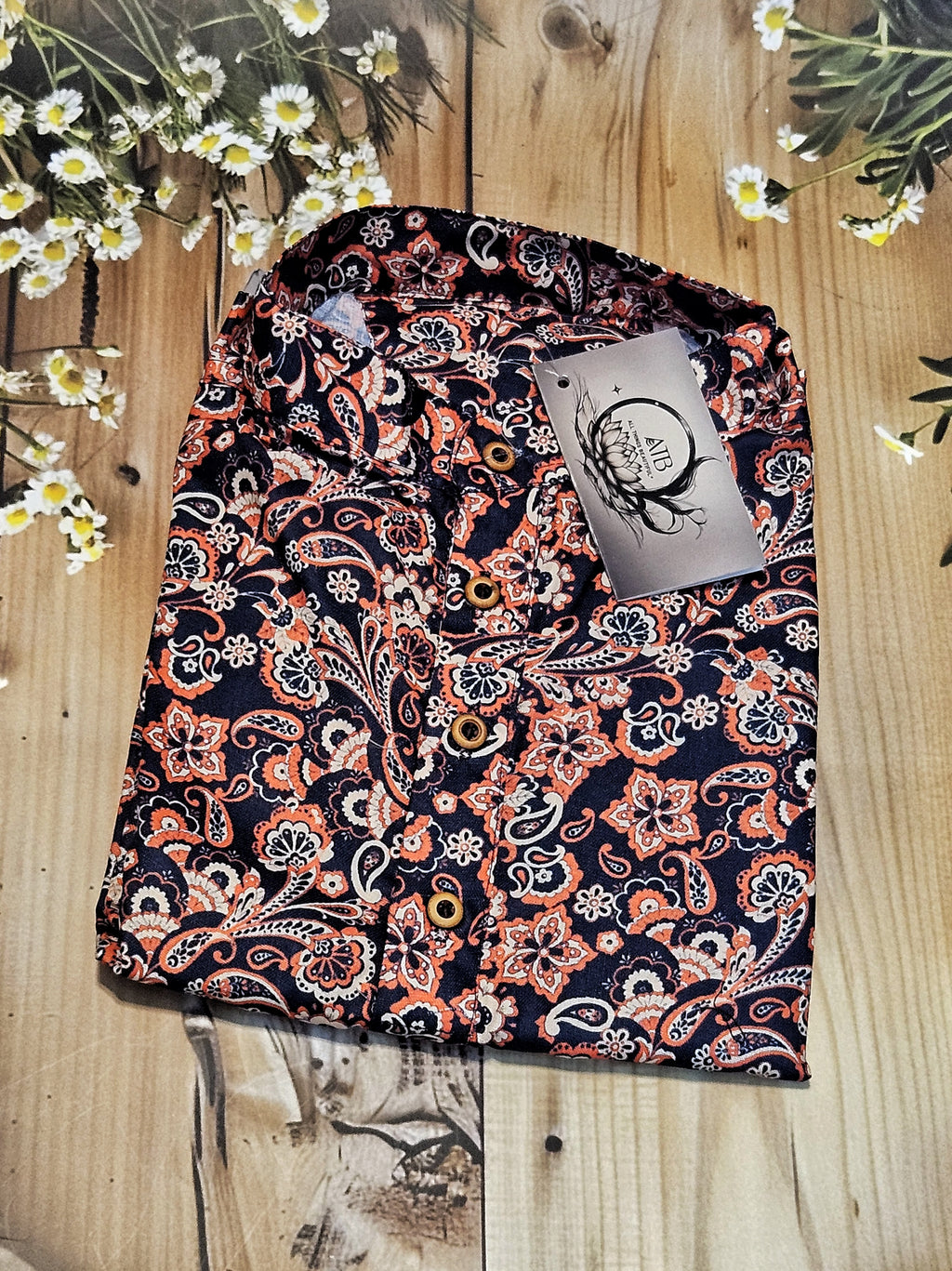 Men's Jaipur Print Short Kurta - Full Sleeves - Stylish Attire from ATB - All things Beautiful ✨️