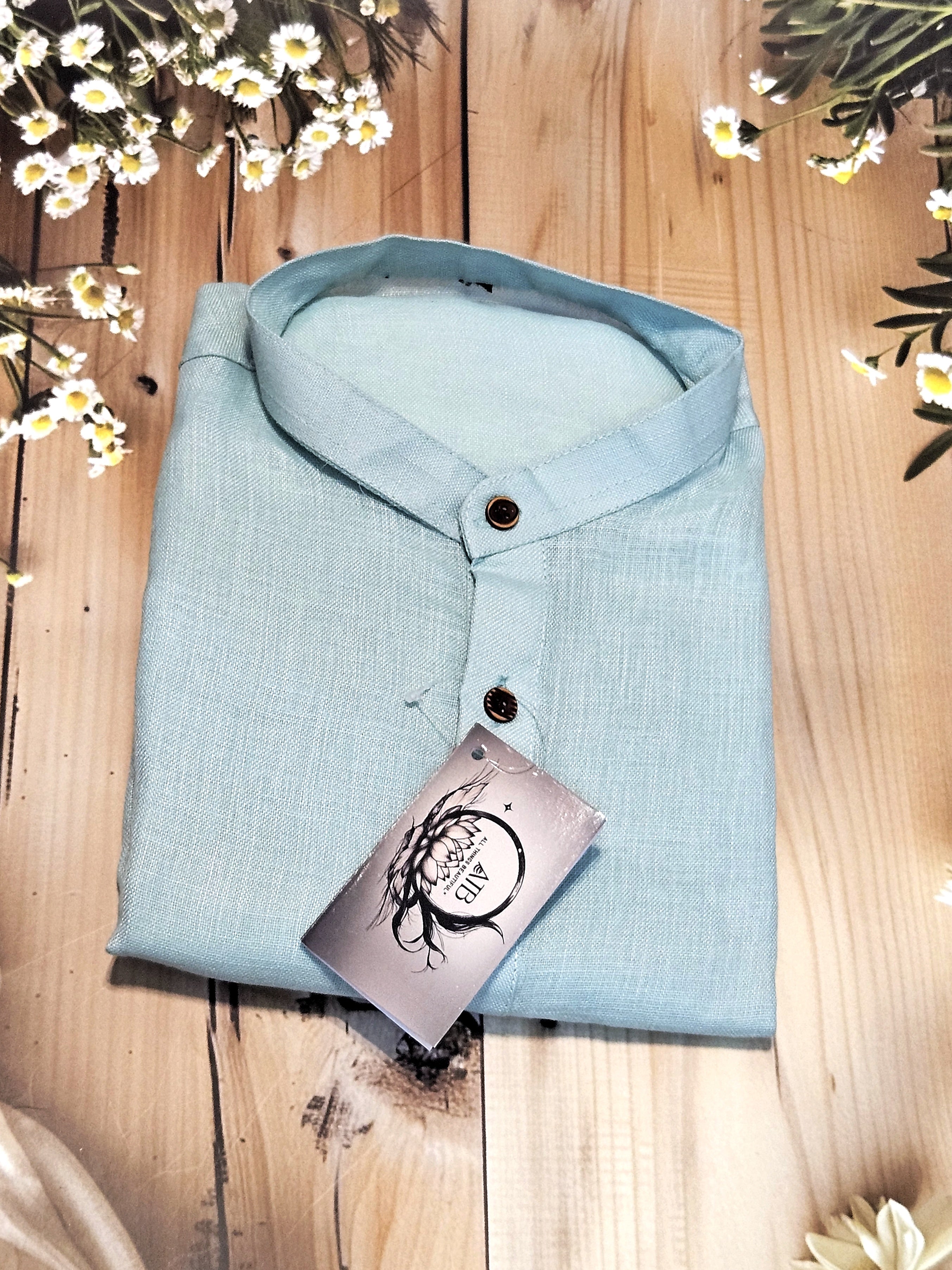 Men's Short Kurta - Full Sleeves - ATB - All things Beautiful ✨️