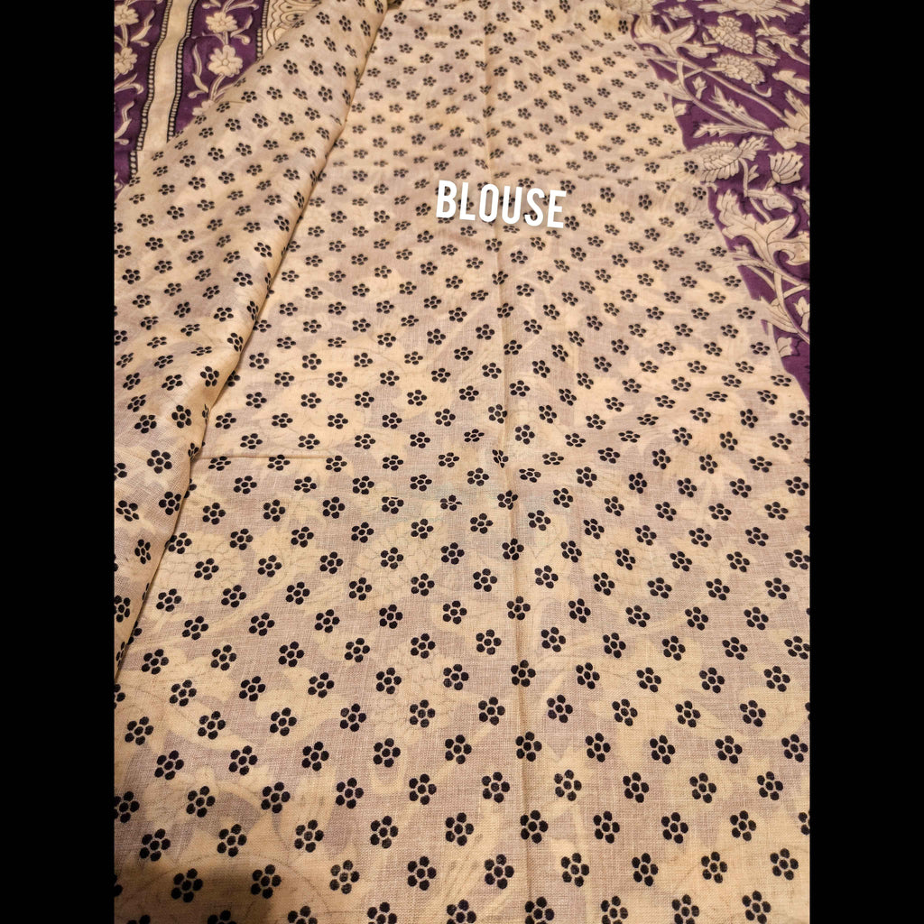 Mul Cotton Jaipur Print Sarees - Elegant ATB Collection of Jaipur Print Mul Cotton Sarees