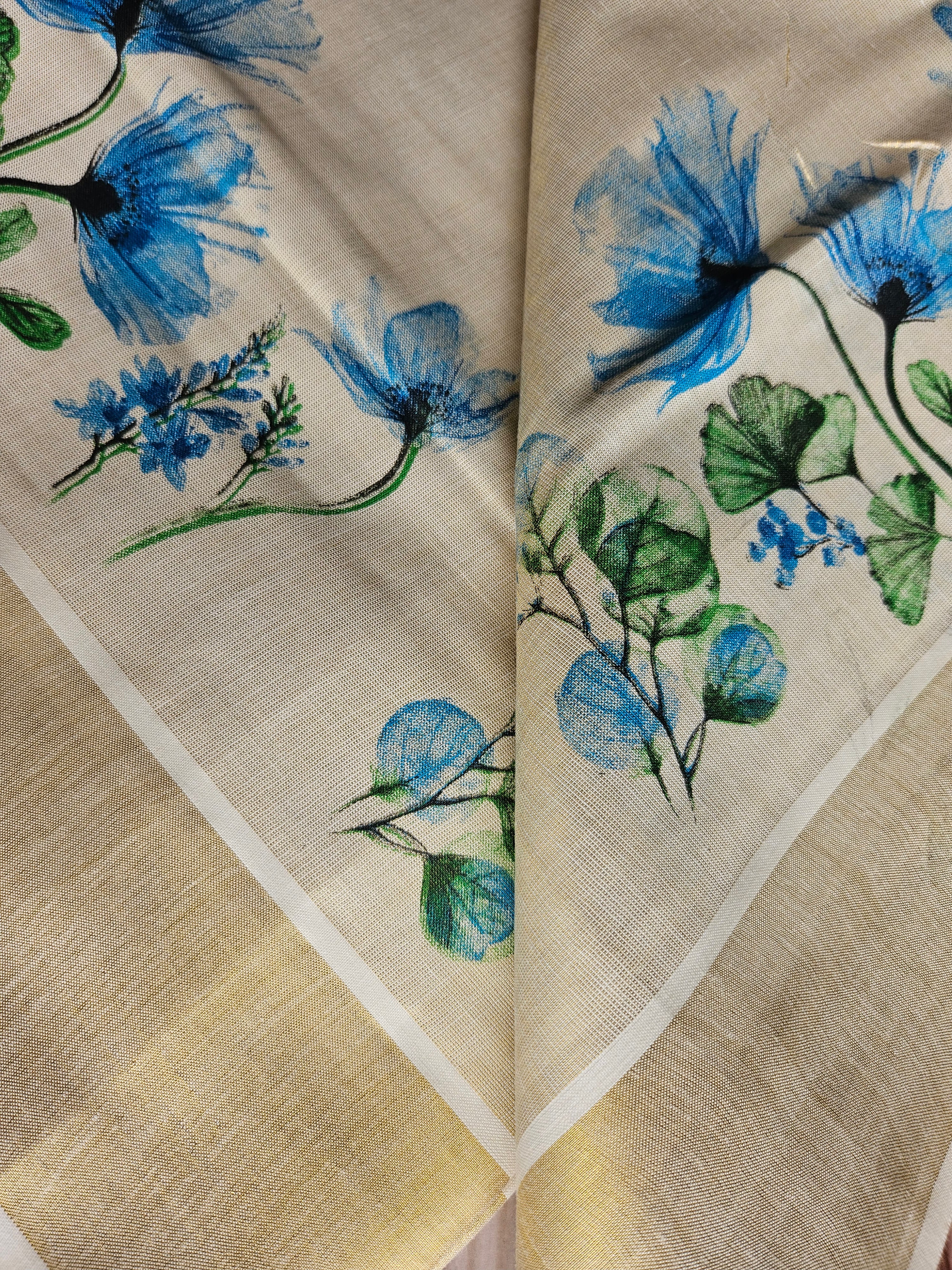 Kerala Kasavu - Tissue Spray Painted Saree - ATB - All things Beautiful ✨️
