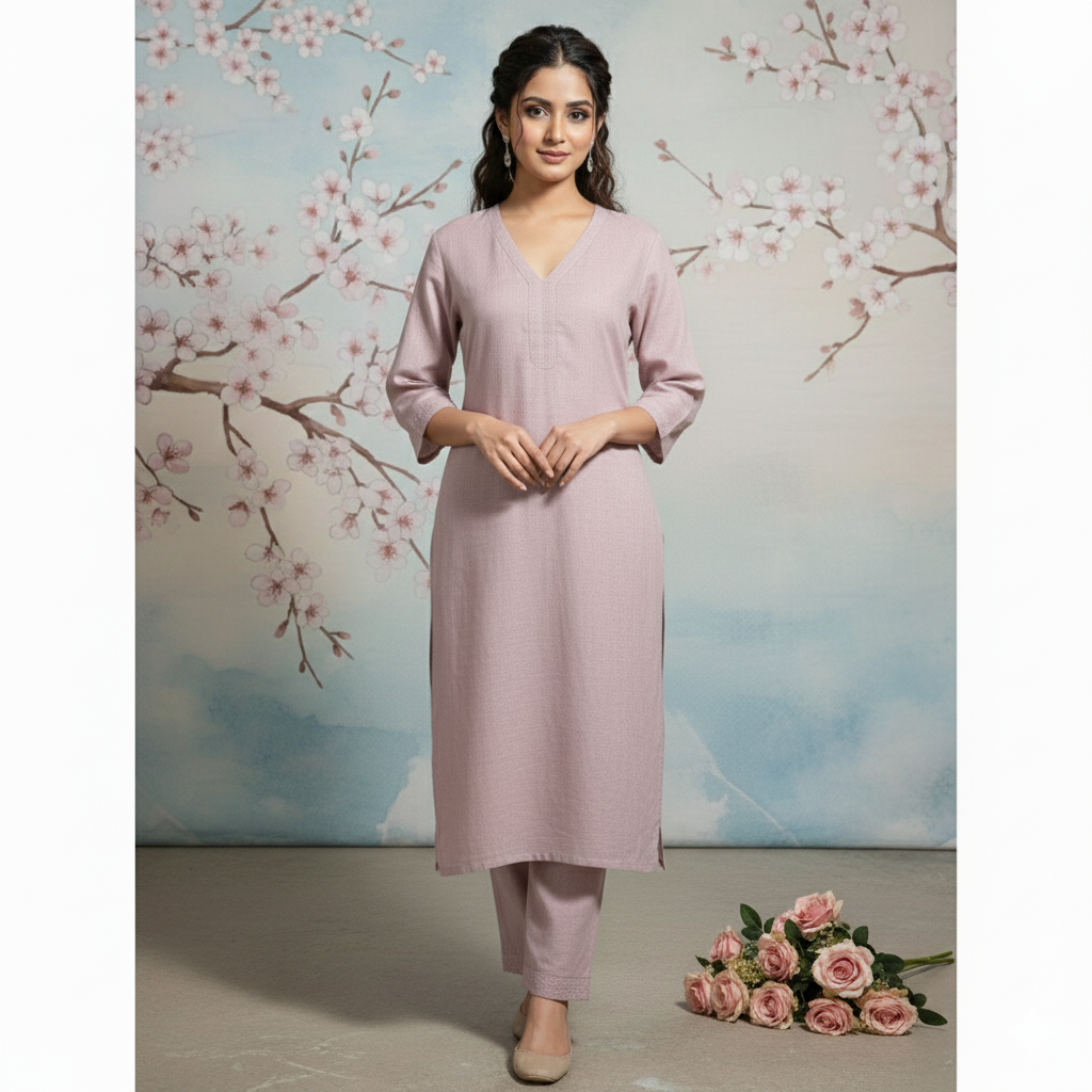 Lavender Kurta Set - ATB - All things Beautiful ✨️