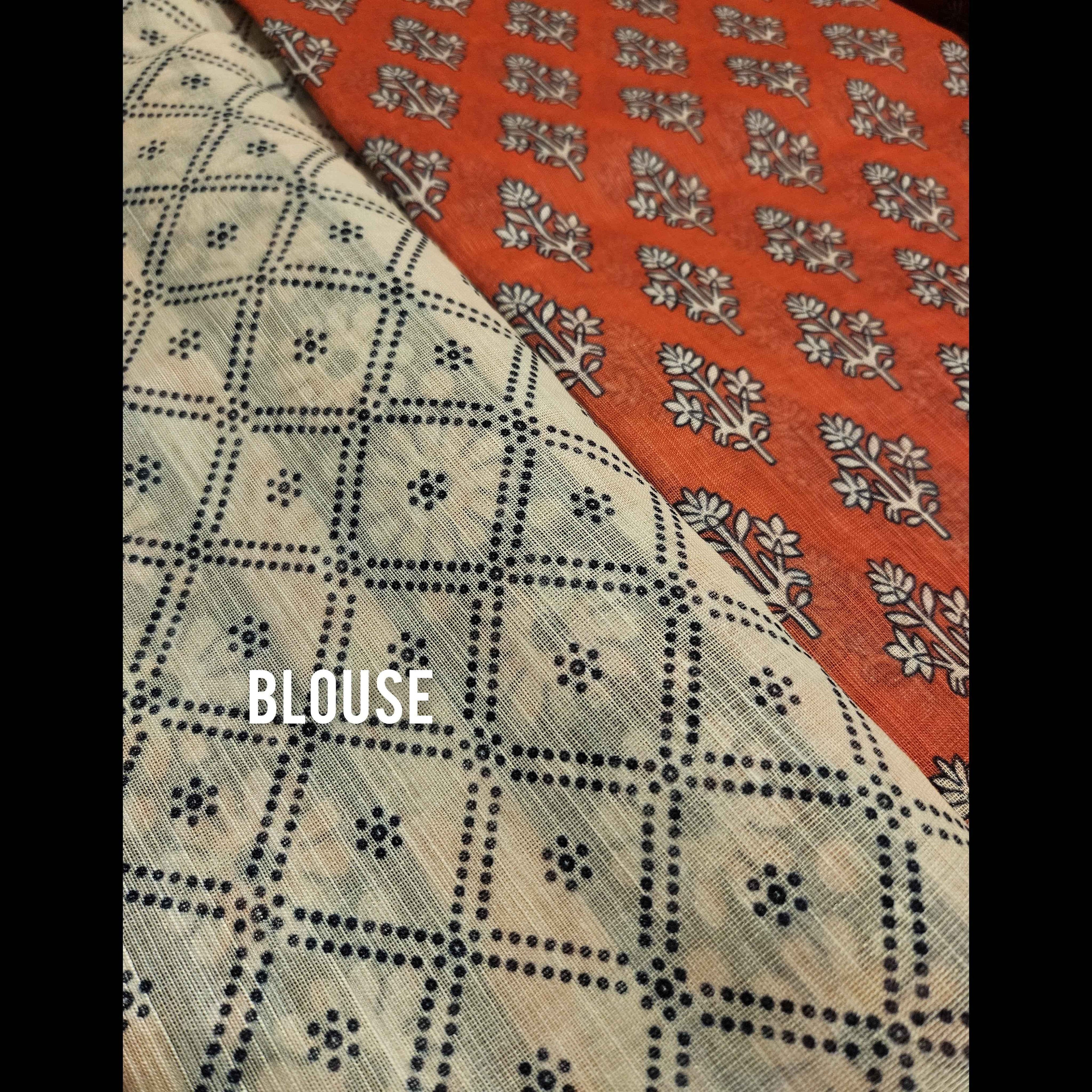 Jaipur print- Linen Sarees - ATB - All things Beautiful ✨️