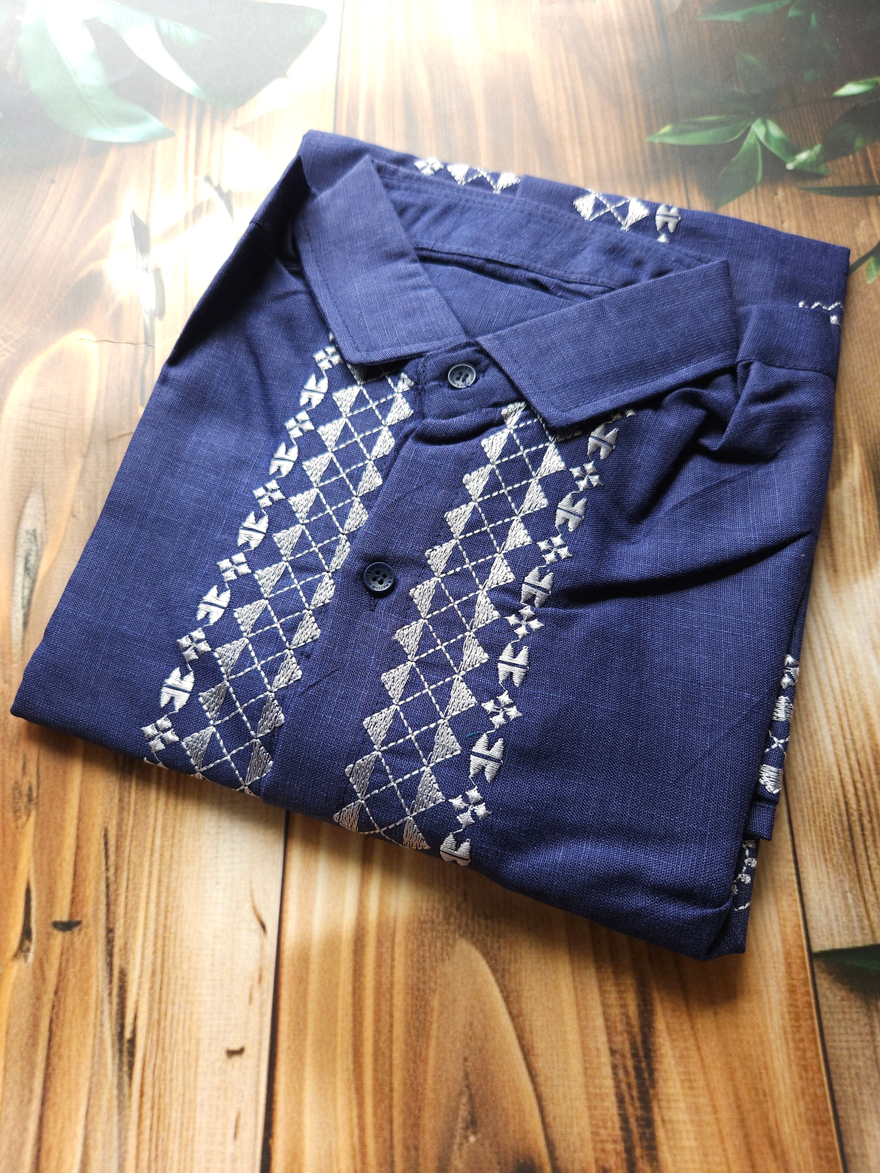 Men's Embroidered Shirt - Festive wear- ATB - All things Beautiful ✨️