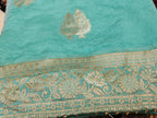 Banarasi Unstitched material - dual shade weaving - ATB ✨️ - All things Beautiful ✨️