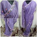 Crushed tissue sarees - ATB ✨️ - All things Beautiful ✨️