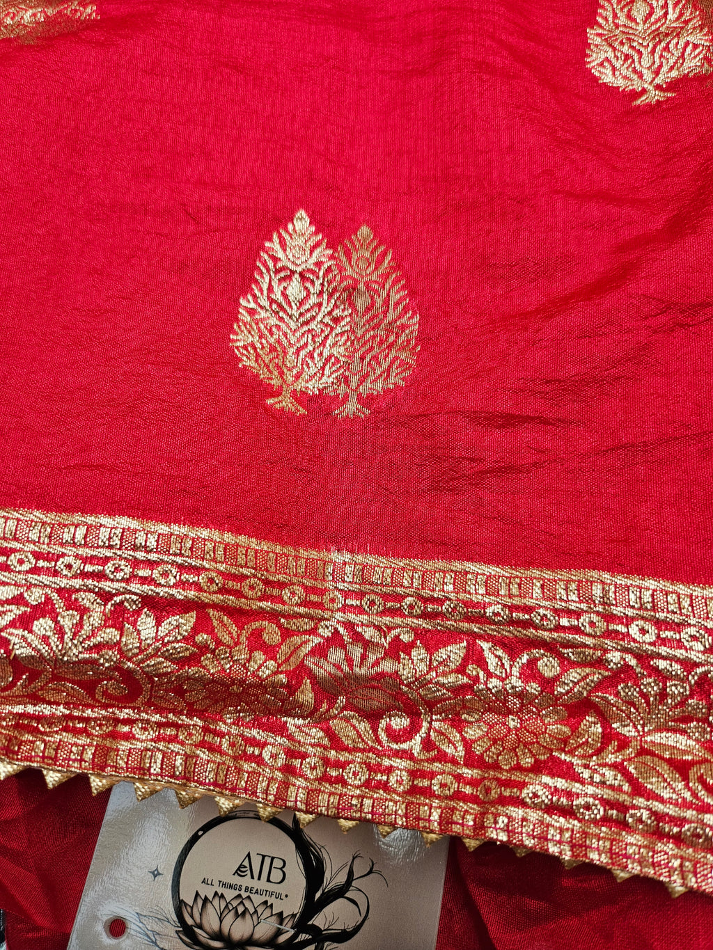 Banarasi Unstitched material - dual shade weaving - ATB ✨️ - All things Beautiful ✨️