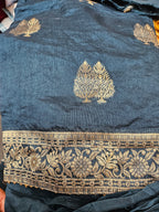 Banarasi Unstitched material - dual shade weaving - ATB ✨️ - All things Beautiful ✨️