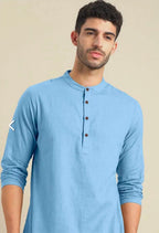 Men's Full Sleeves Short Kurta - Stylish and Comfortable ATB - All things Beautiful ✨️