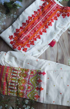 Pakistani White Suit - Elegant ATB Design for Any Occasion