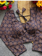 Ajrakh Print Readymade Blouse for Stylish Festive Wear - All things Beautiful ✨️