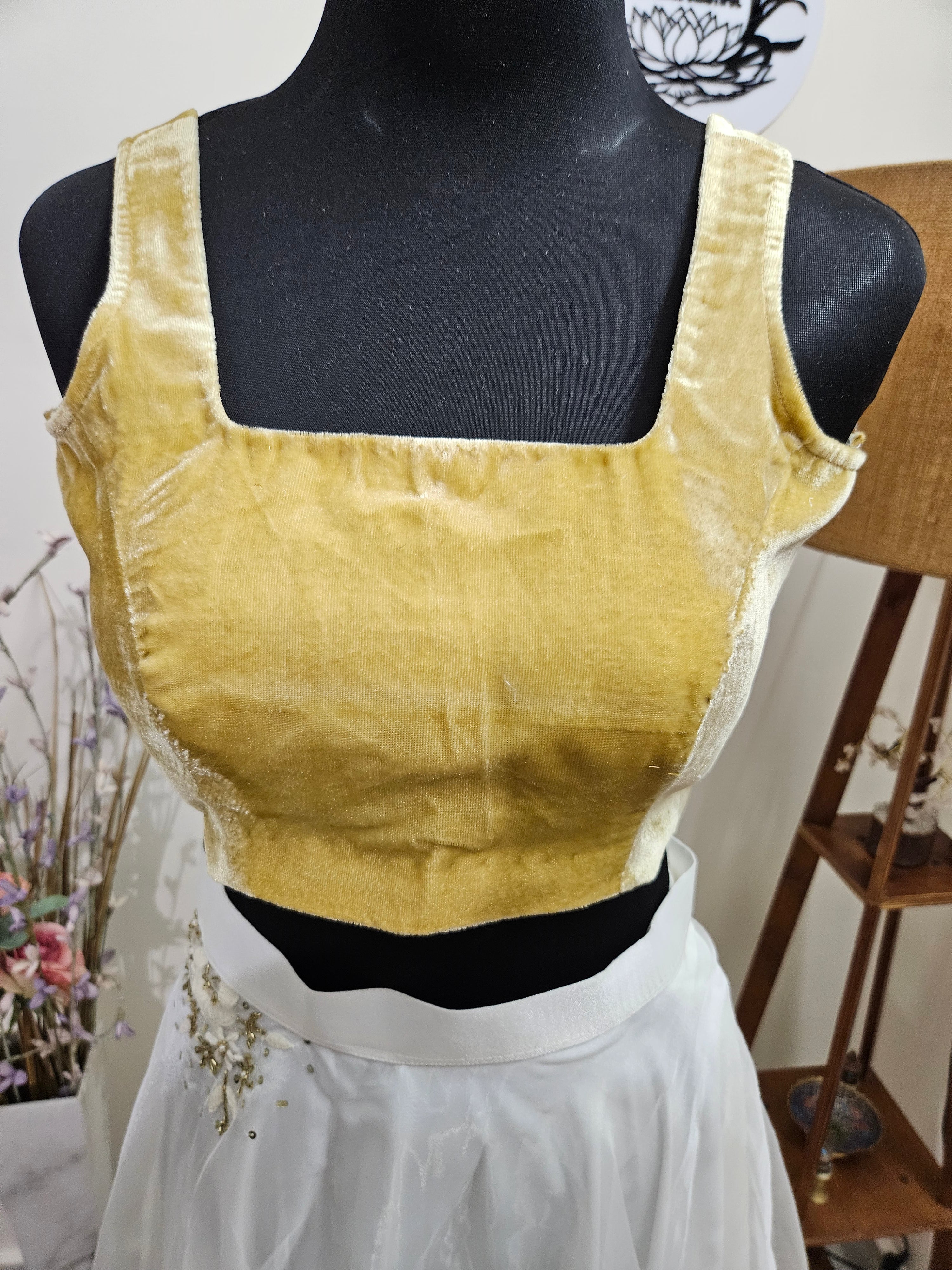 Velvet Readymade Blouse - All things Beautiful ✨️