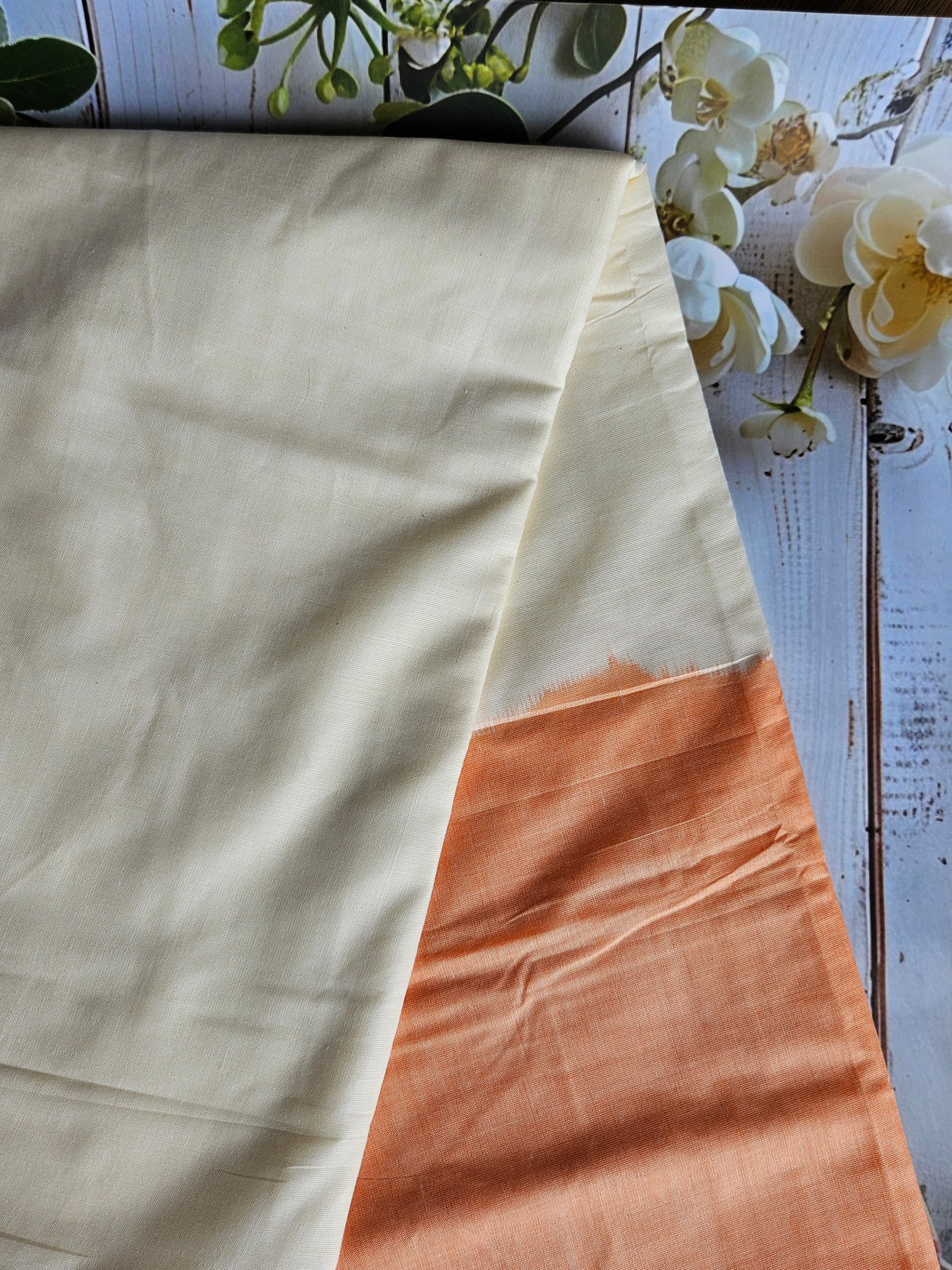 Kerala kasavu - Mul Cotton - Half dyed saree - ATB - All things Beautiful ✨️