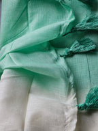 Kerala Kasavu Half Dyed Saree in Mul Cotton - ATB - All things Beautiful ✨️