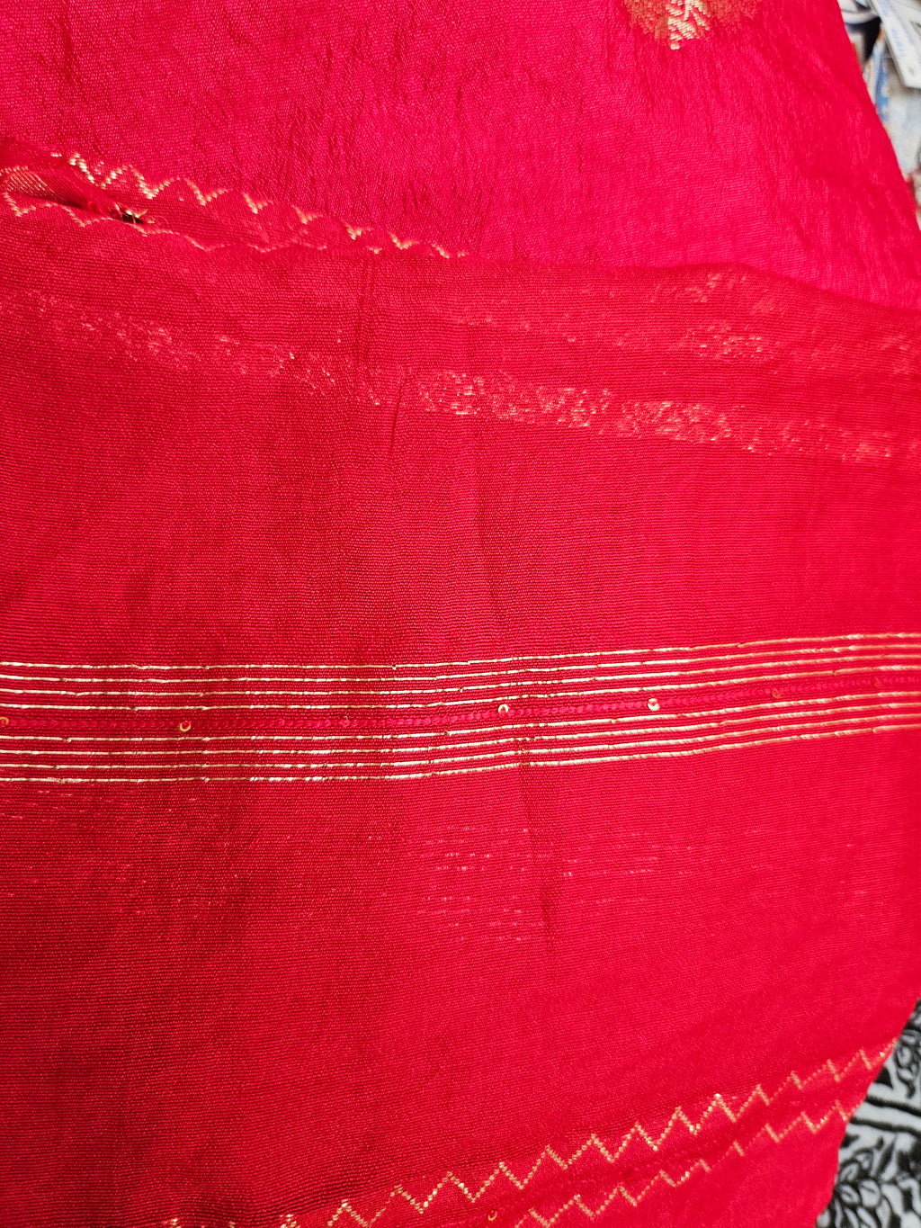 Banarasi Unstitched material - dual shade weaving - ATB ✨️ - All things Beautiful ✨️